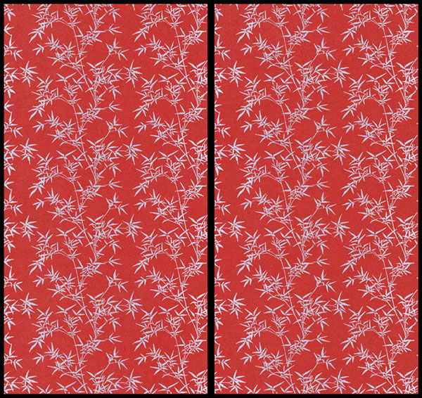 M-143 文嶺笹 商品｜伝統のふすま紙 京からかみ｜株式会社丸二