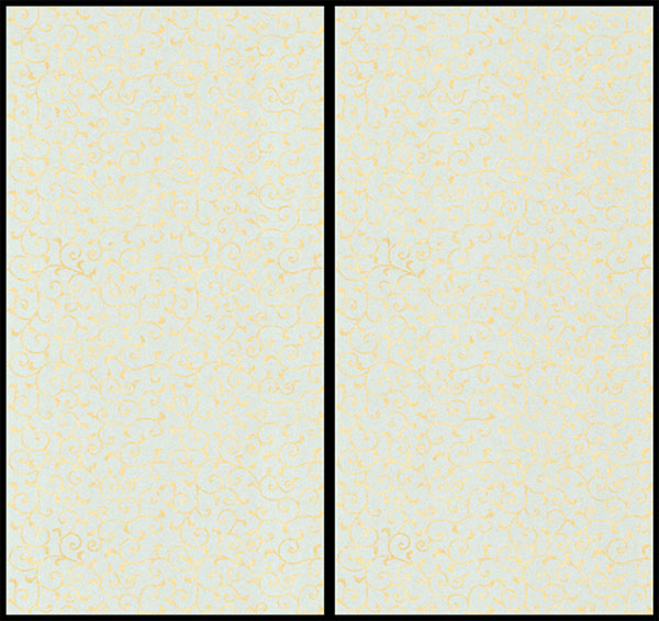 M-238 天神唐草 商品｜伝統のふすま紙 京からかみ｜株式会社丸二