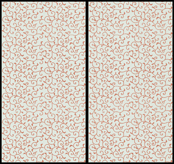 M-238 天神唐草 商品｜伝統のふすま紙 京からかみ｜株式会社丸二