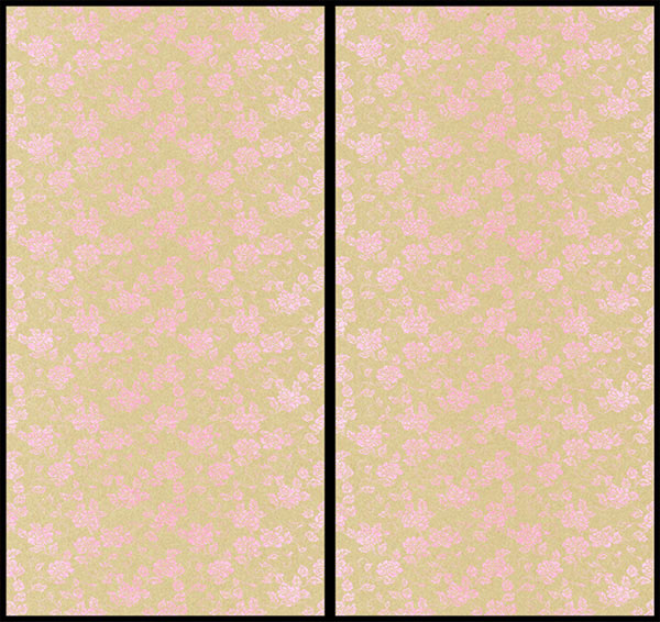 M-240 芙蓉牡丹唐草 商品｜伝統のふすま紙 京からかみ｜株式会社丸二