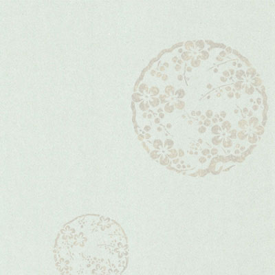 M-106 大小梅の丸（本金砂子入） 商品｜伝統のふすま紙 京からかみ