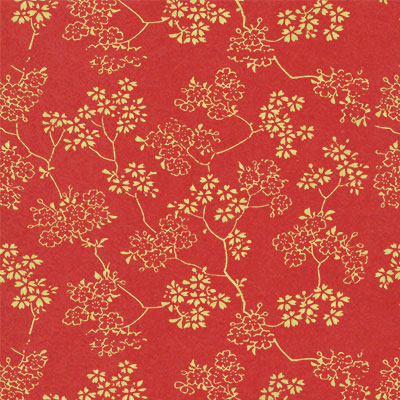 YOKORAさま専用　ふくさ挟み⭐地紙枝花文 YOKORAさま専用 ふくさ挟み⭐地紙枝花文