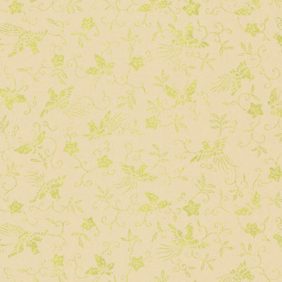 M-149 鳳凰蝶唐草 商品｜伝統のふすま紙 京からかみ｜株式会社丸二