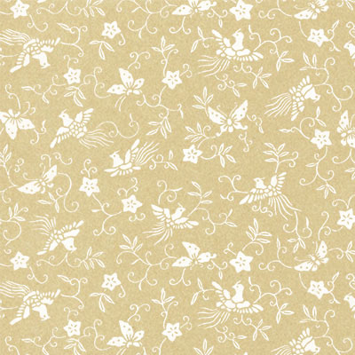 M-149 鳳凰蝶唐草 商品｜伝統のふすま紙 京からかみ｜株式会社丸二